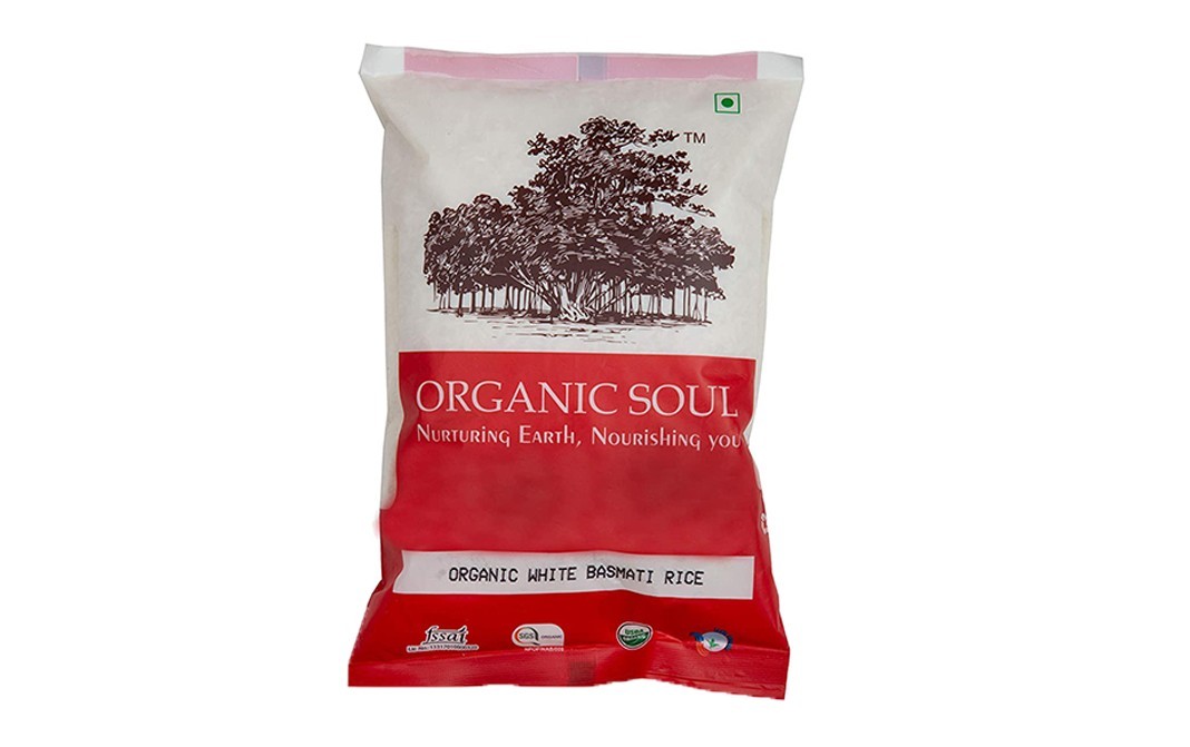 Organic Soul Organic White Basmati Rice    Pack  1 kilogram